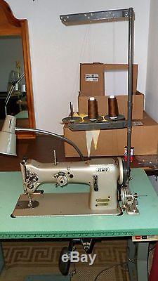 PFAFF 138 Industrial ZIG ZAG Sewing Machine in Table with Manual