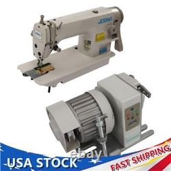 110V Foot Pedal Industrial Sewing Machine Heavy Duty Upholstery + Leather +Motor