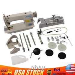 110V Foot Pedal Industrial Sewing Machine Heavy Duty Upholstery + Leather +Motor