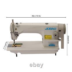 110V Foot Pedal Industrial Sewing Machine Heavy Duty Upholstery + Leather +Motor
