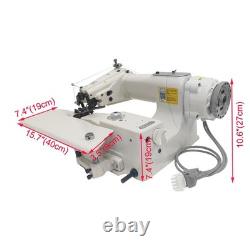 110V Industrial Blind Stitching Machine Portable Hem Chain Stitch Sewing Machine