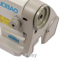 110V Industrial Lockstitch Sewing Machine 550W Motor Commercial