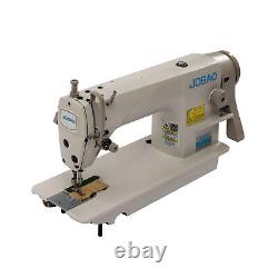 110V Industrial Lockstitch Sewing Machine 550W Motor Commercial