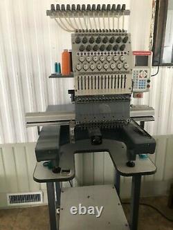 15 thread embroidery machine