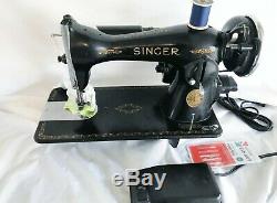 1945 Heavy Duty Industrial Strength Singer 15-90 Sewing Machine Serviced