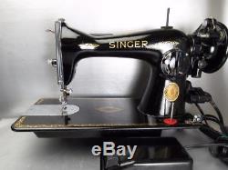 1952 Singer 15-91 Sewing Machine Heavy Duty Industrial Strength Leather Nr Mint