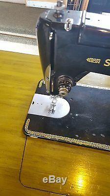 1955 Singer 306K Automatic Swing Needle Sewing Machine withCabinet and accessories