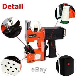 220V Industrial Portable Electric Bag Stitching Closer Seal Sewing Machine