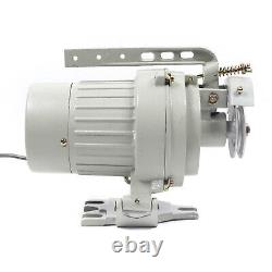 250W Clutch Motor for Industrial Sewing Machines Energy Saving + Belt Guard 110V