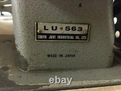 3 Lot sewing machines Juki LU563 Consew 226 Seiko Industrial Fabric upholstery