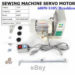 600W 110V Brushless Servo Motor Energy Saving Mute For Industrial Sewing Machine
