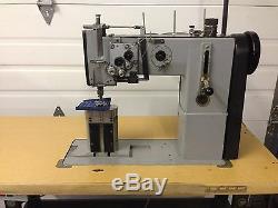 Adler 268 2 Needle Post Walking Foot 3/8 Split Bar Industrial Sewing Machine