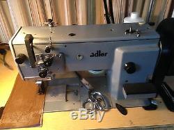 Adler 467 Industrial Walking Foot Sewing Machine With Table
