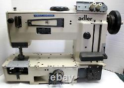 ADLER 477 Walking Foot Chainstitch 2-Needle 20mm Gauge Industrial Sewing Machine