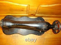 ANTIQUE Industrial SINGER Sewing Machine Head Fiddle Base 1888