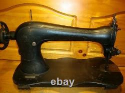 ANTIQUE Industrial SINGER Sewing Machine Head Fiddle Base 1888