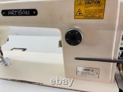 ARTISIAN INDUSTRIAL SEWING MACHINE single needle 196R-2 with Table, Motor, More