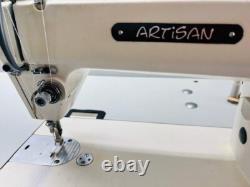 ARTISIAN INDUSTRIAL SEWING MACHINE single needle 196R-2 with Table, Motor, More