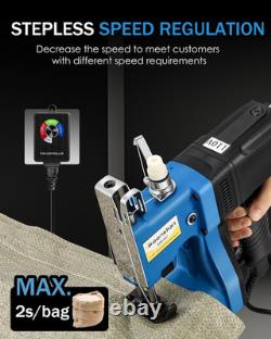 Adjustable Speed Bag Sewing Machine 6.4Lbs Automatic Woven & Non-Woven Fabrics Adjustable Speed Bag Sewing Machine 6.4Lbs Automatic Woven & Non-Woven Fabrics