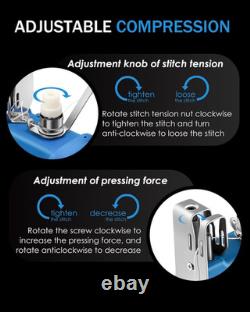 Adjustable Speed Bag Sewing Machine 6.4Lbs Automatic Woven & Non-Woven Fabrics