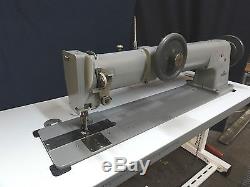 Adler 220 Single Needle Walking Foot Long Arm Industrial Sewing Machine