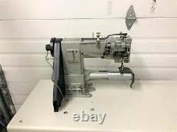 Adler 269 2needle Cylinder Bed Walking Foot Rev 110v Industrial Sewing Machine