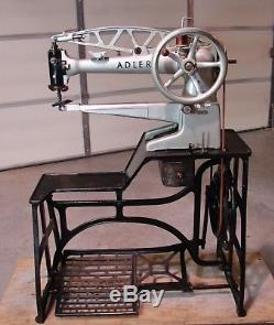 Adler 30-1 Long Arm Industrial Sewing Machine Leather Patcher Cobbler Treadle