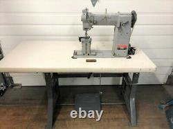 Adler 5/16 2n Postbed Needle Feed Big Bobbin110v Servo Industrial Sewing Machine