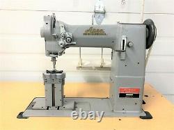 Adler 5/16 Postbed 2n Needle Feed Big Bobbin 110 Servo Industrial Sewing Machine