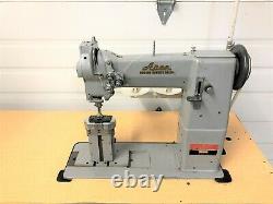 Adler 5/16 Postbed 2n Needle Feed Big Bobbin 110 Servo Industrial Sewing Machine