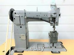 Adler 5/16 Postbed 2n Needle Feed Big Bobbin 110 Servo Industrial Sewing Machine