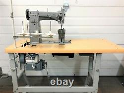 Adler 5/16 Postbed 2n Needle Feed Big Bobbin 110 Servo Industrial Sewing Machine