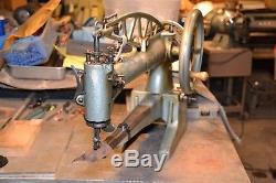 Adler patcher sewing machine leather shoe long arm 30-7 industrial harness