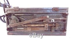 Antique 1878 Rarest Industrial Sewing Machine Double Big Gear Mechanism 80 Lbs