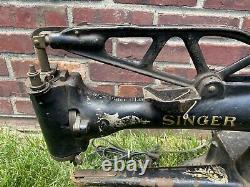 Antique Singer 29-4 Industrial Cobbler Leather Treadle Commercial Sewing Machine