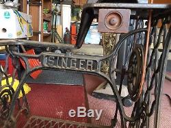 Antique Singer Industrial 29-4 Cobbler Leather Treadle Sewing Machine