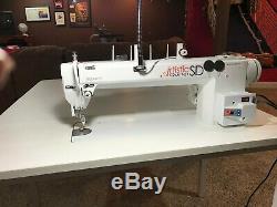 Artistic Quilter SD 18 Sit Down Longarm Machine and Industrial Drop Leaf Table