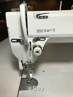 Artistic Quilter SD 18 Sit Down Longarm Machine and Industrial Drop Leaf Table