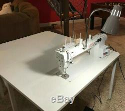 Artistic Quilter SD 18 Sit Down Longarm Machine and Industrial Drop Leaf Table