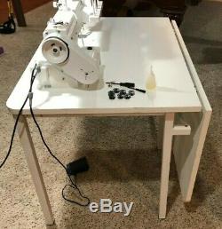 Artistic Quilter SD 18 Sit Down Longarm Machine and Industrial Drop Leaf Table