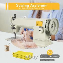 Automatic Leather Sewing Machine Industrial Lockstitch Leather Fabrics Sewing