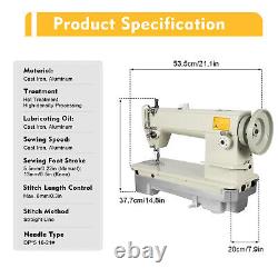 Automatic Leather Sewing Machine Industrial Lockstitch Leather Fabrics Sewing