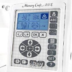 Automatic Sewing Machine Memory Embroidery Craft LCD Heavy Duty Industrial Sew