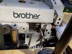 BROTHER MA4-V61 2-Needle 5-Thread Overlock Serger Industrial Sewing Machine 220V