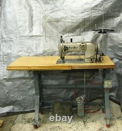 Bernina 217, 1-Needle, ZigZag, Industrial Sewing Machine, 110V, with cloth puller