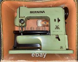 Bernina Sewing Machine 121 Green Excellent Working & Well Maintained With Extras