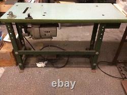 Blind stitch blind hemmer industrial sewing machine table assembly with Motor