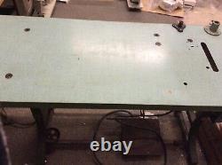 Blind stitch blind hemmer industrial sewing machine table assembly with Motor