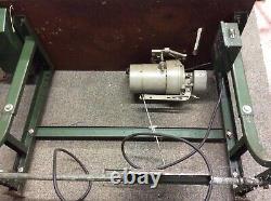 Blind stitch blind hemmer industrial sewing machine table assembly with Motor