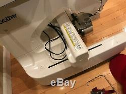 Brother Embroidery Machine PR-600II 6 Needle EUC Low Hours With Hoops & Extras